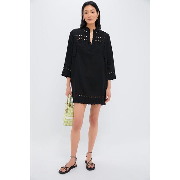 TUCKERNUCK Black Cutout Dawson Tunic Size S NWT Retail $188 Tuckernuck - Picture 5 of 7